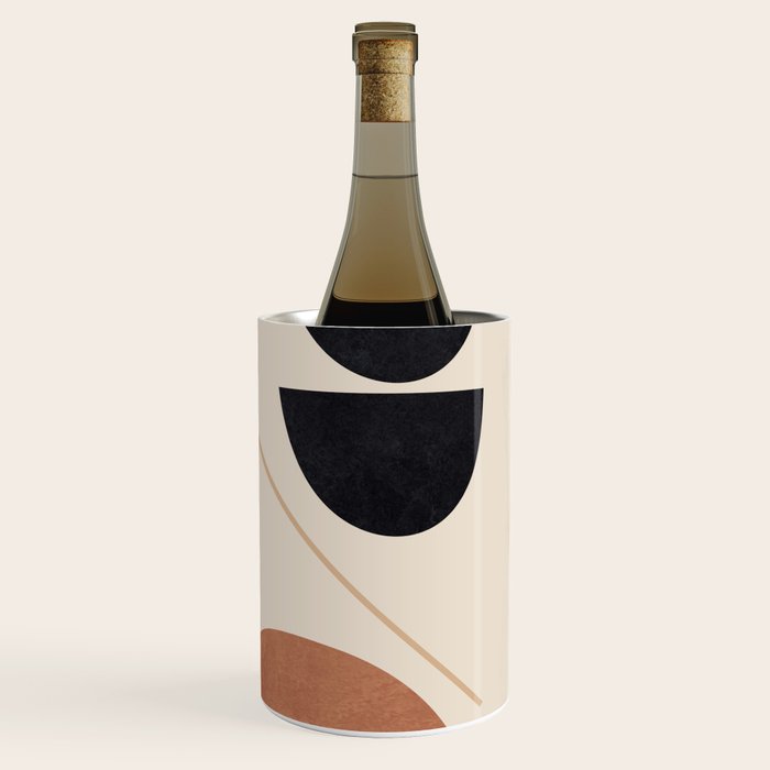 Modern Abstract Minimal Shapes 223 Wine Chiller Gallery Image 3