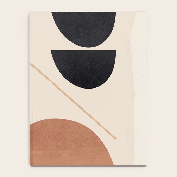 Modern Abstract Minimal Shapes 223 Notebook Gallery Image 4
