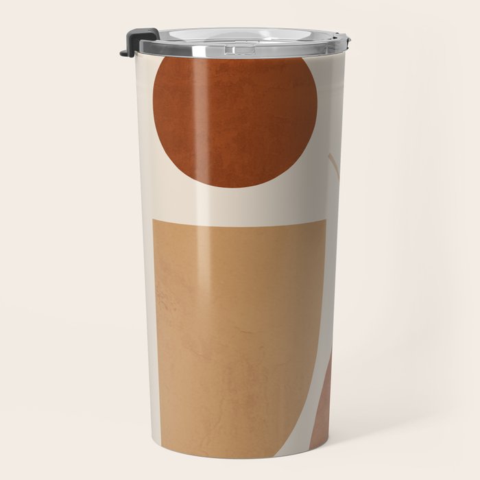 Modern Abstract Minimal Shapes 223 Travel Mug Gallery Image 3