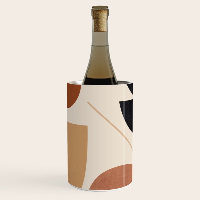Modern Abstract Minimal Shapes 223 Wine Chiller Gallery Image 1