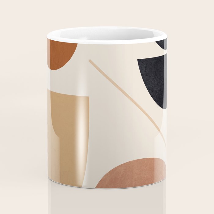 Modern Abstract Minimal Shapes 223 Coffee Mug Gallery Image 4