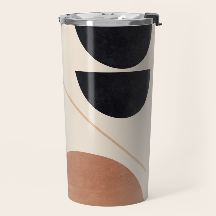 Modern Abstract Minimal Shapes 223 Travel Mug Gallery Image 2