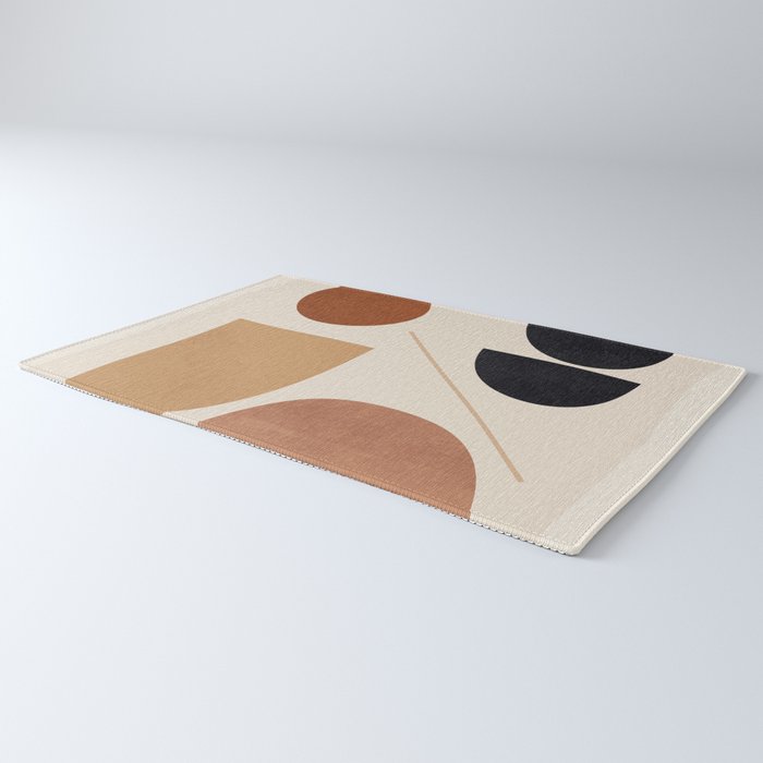 Modern Abstract Minimal Shapes 223 Rug Gallery Image 3