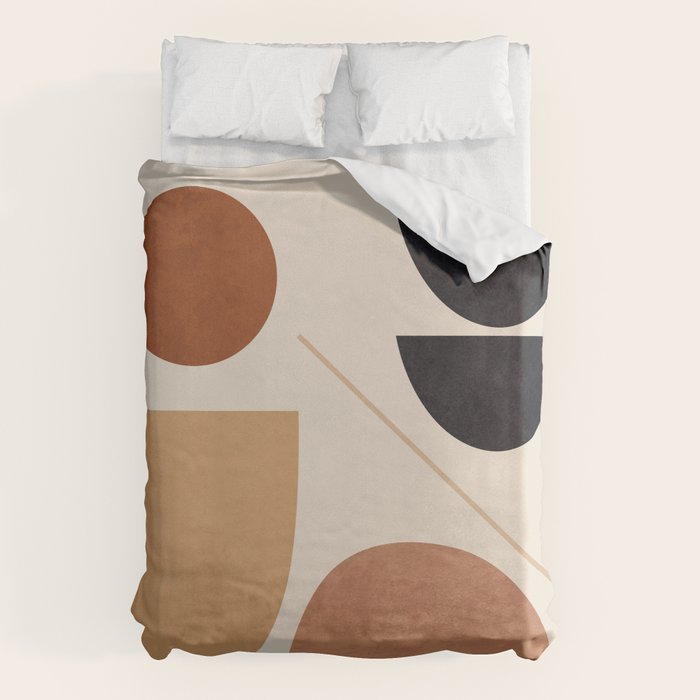 Modern Abstract Minimal Shapes 223 Duvet Cover Gallery Image 6