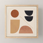 Modern Abstract Minimal Shapes 223 Mini Art Print Gallery Image 1