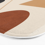 Modern Abstract Minimal Shapes 223 Bath Mat Gallery Image 3