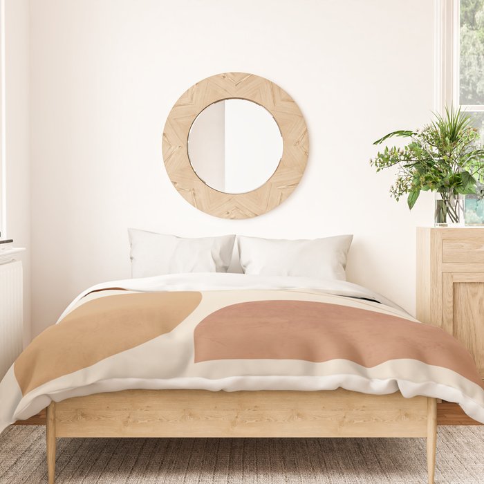 Modern Abstract Minimal Shapes 223 Duvet Cover Gallery Image 3