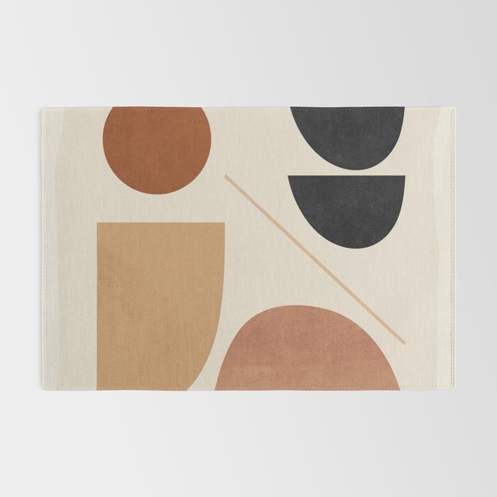 Modern Abstract Minimal Shapes 223 Rug Gallery Image 2