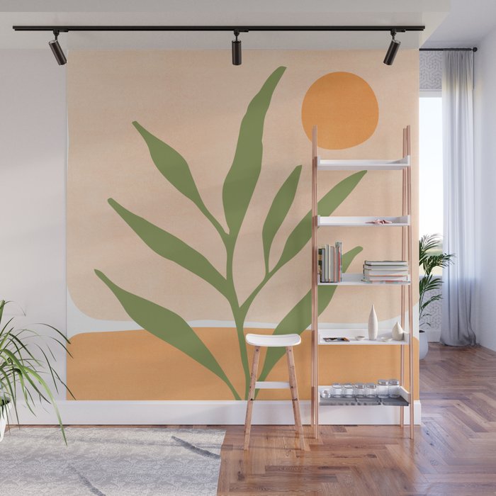 Southwest Sunrise Abstract Landscape Wall Mural Gallery Image 1