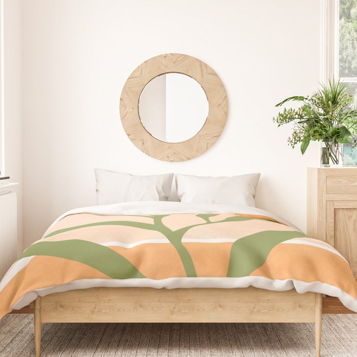 Southwest Sunrise Abstract Landscape Duvet Cover Gallery Image 3