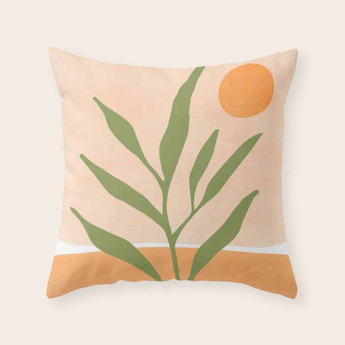 Southwest Sunrise Abstract Landscape Throw Pillow Gallery Image 6