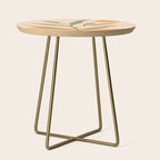 Southwest Sunrise Abstract Landscape Side Table Gallery Image 1