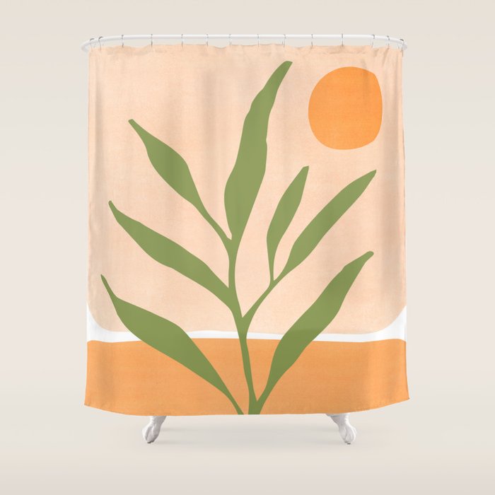 Southwest Sunrise Abstract Landscape Shower Curtain Gallery Image 1