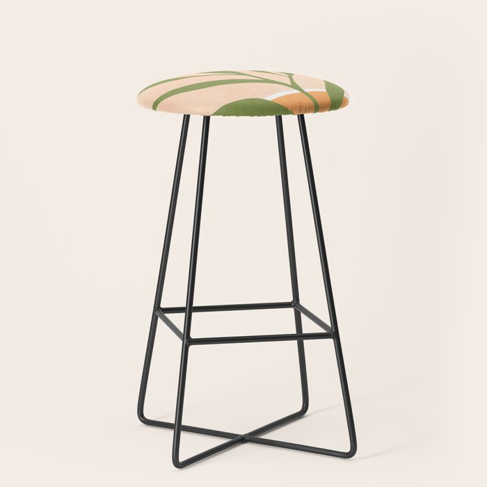 Southwest Sunrise Abstract Landscape Stool Gallery Image 1