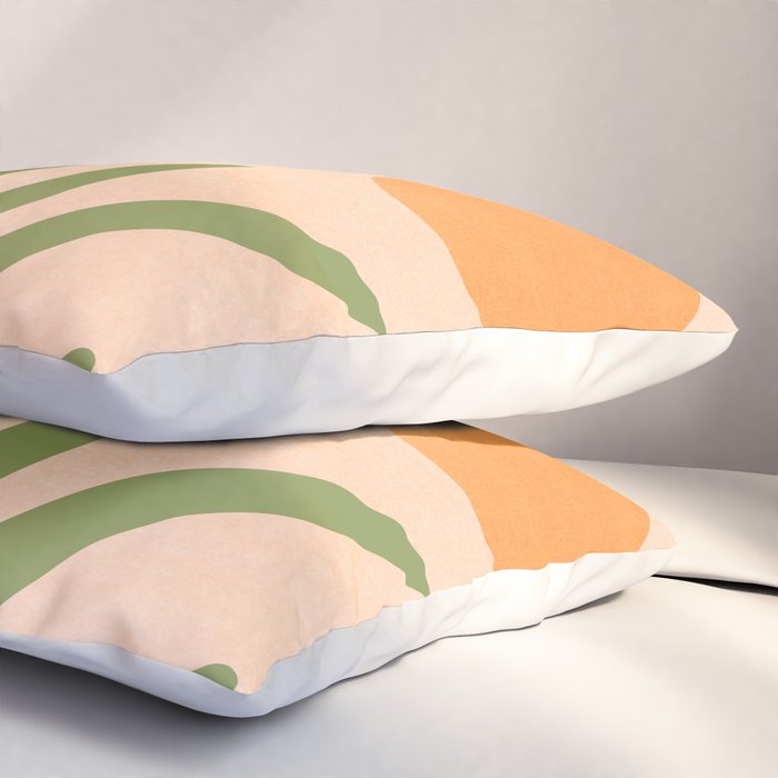 Southwest Sunrise Abstract Landscape Pillow Sham Gallery Image 3