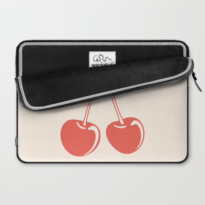 Cherry Bow Delight Laptop Sleeve Gallery Image 2