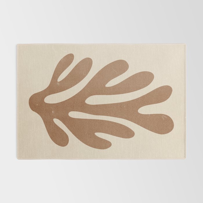 Coral Leaf: Matisse Taupe Brown Edition Rug Gallery Image 2