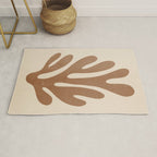 Coral Leaf: Matisse Taupe Brown Edition Rug Gallery Image 1
