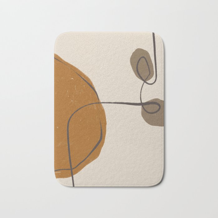 Modern Abstract Shapes #11 Bath Mat Gallery Image 1