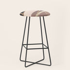 Rose Gold Blush Black Geometric Stripe Glam #1 #geo #decor #art #society6 Stool Gallery Image 1