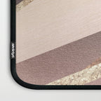 Rose Gold Blush Black Geometric Stripe Glam #1 #geo #decor #art #society6 Laptop Sleeve Gallery Image 3