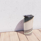 Rose Gold Blush Black Geometric Stripe Glam #1 #geo #decor #art #society6 Travel Mug Gallery Image 4