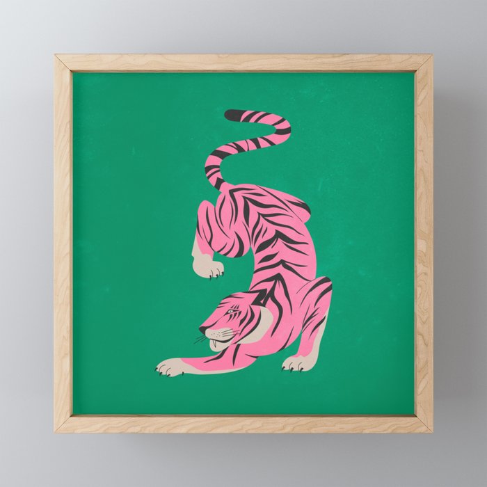 The Chase 2: Pink Tiger Edition Mini Art Print Gallery Image 1