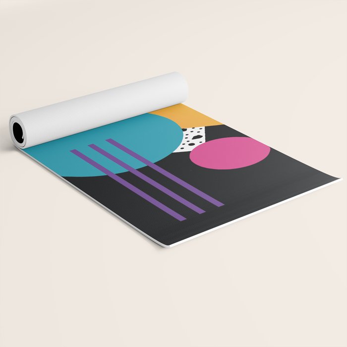Memphis Pattern 35 / 80s - 90s Retro Yoga Mat Gallery Image 2
