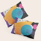 Memphis Pattern 35 / 80s - 90s Retro Pillow Sham Gallery Image 3