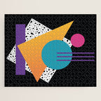 Memphis Pattern 35 / 80s - 90s Retro Jigsaw Puzzle Gallery Image 1