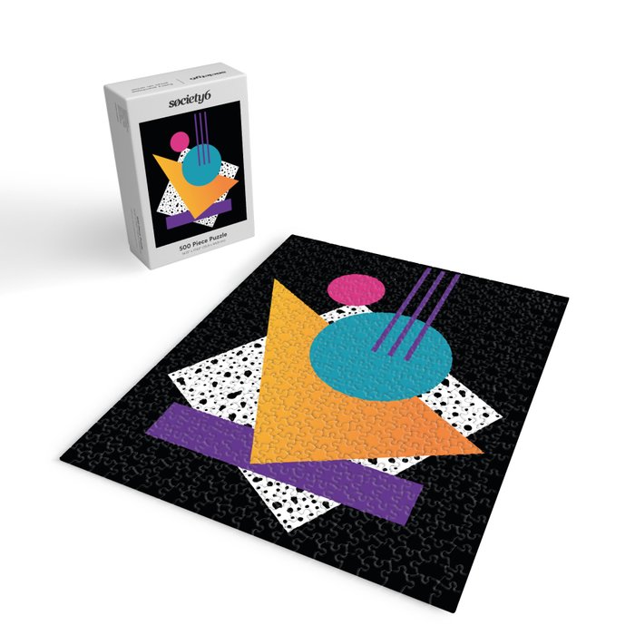 Memphis Pattern 35 / 80s - 90s Retro Jigsaw Puzzle Gallery Image 2