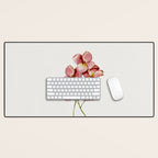 Soft Flowers Desk Mat Gallery Image 1