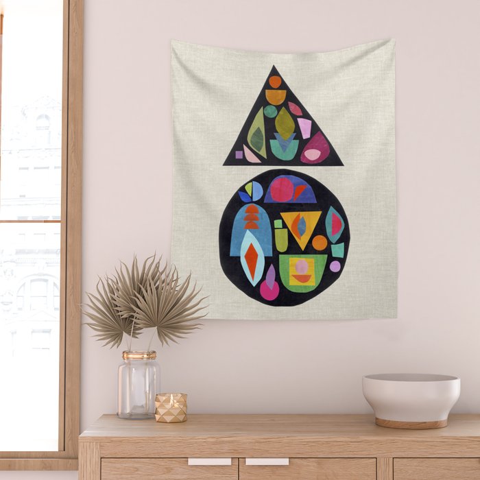 Bejeweled Compass Wall Tapestry Gallery Image 2