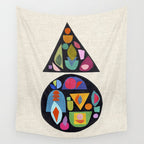 Bejeweled Compass Wall Tapestry Gallery Image 4