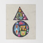 Bejeweled Compass Throw Blanket Gallery Image 2