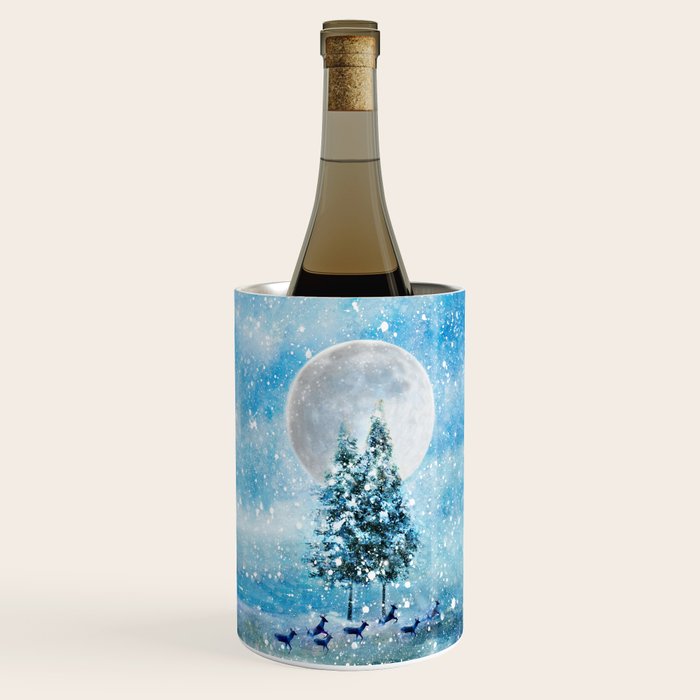Winter Night 4 Wine Chiller Gallery Image 1