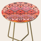 Epic Rustic & Farmhouse Style Original Moroccan Artwork  Side Table Gallery Image 2