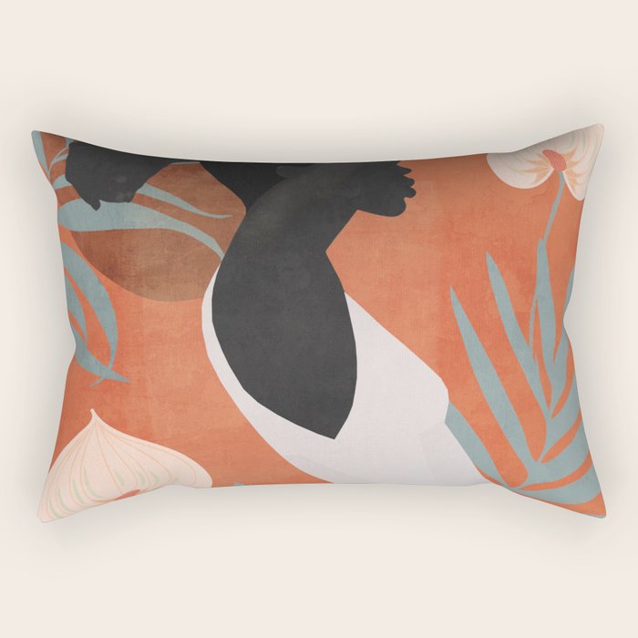 Tropical Girl 41 Rectangular Pillow Gallery Image 1