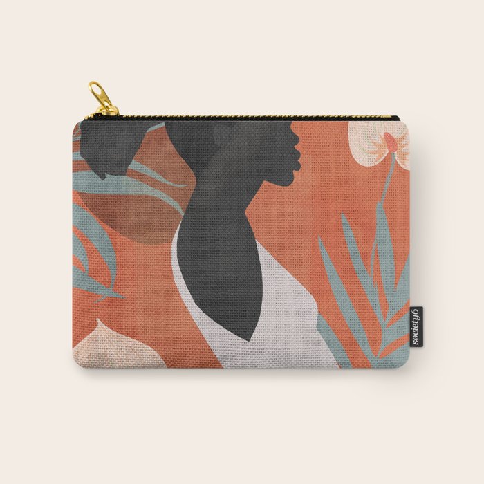 Tropical Girl 41 Carry All Pouch Gallery Image 1