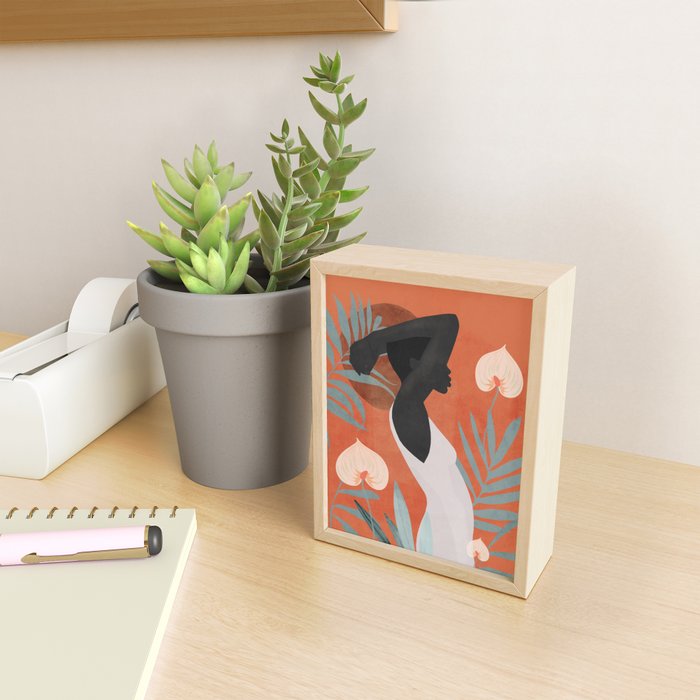 Tropical Girl 41 Mini Art Print Gallery Image 2
