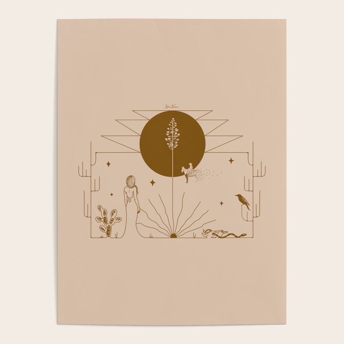It Was All A Dream - Tan & Rust Poster Gallery Image 1