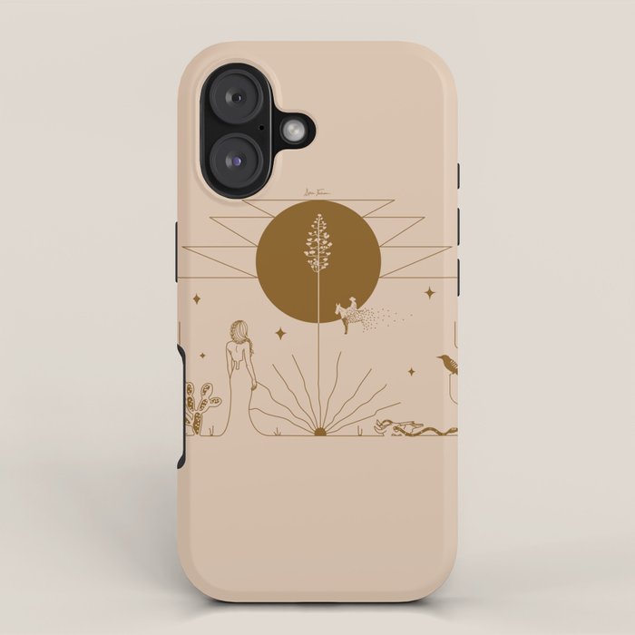 It Was All A Dream - Tan & Rust iPhone Case Gallery Image 1