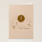It Was All A Dream - Tan & Rust Stationery Card Gallery Image 2