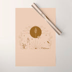 It Was All A Dream - Tan & Rust Wrapping Paper Gallery Image 1