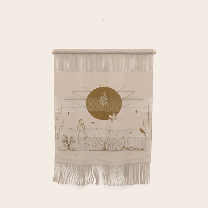 It Was All A Dream - Tan & Rust Wall Hanging Gallery Image 1