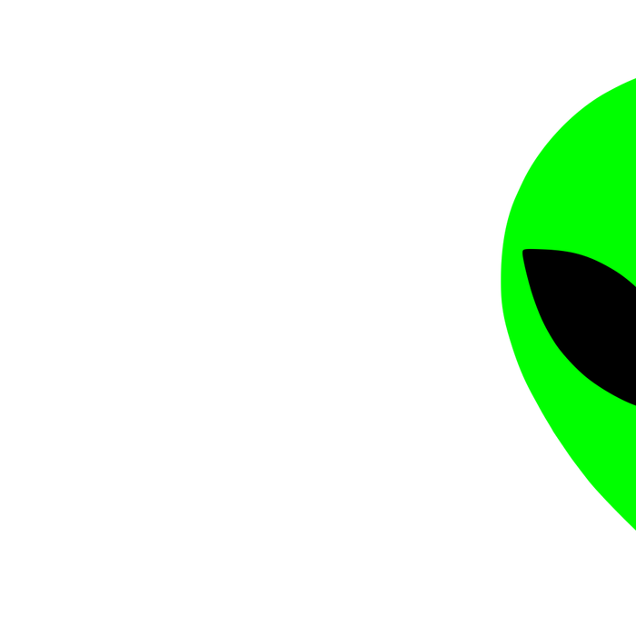 Black and Green Alien Head Shape Coffee Mug Gallery Image 2