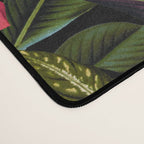 Midnight Vintage Exotic Flower And Birds Garden Jungle Desk Mat Gallery Image 4