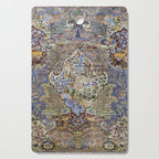 Majestic Cobalt Gold Antique Persian Kashmar Cutting Board Gallery Image 1