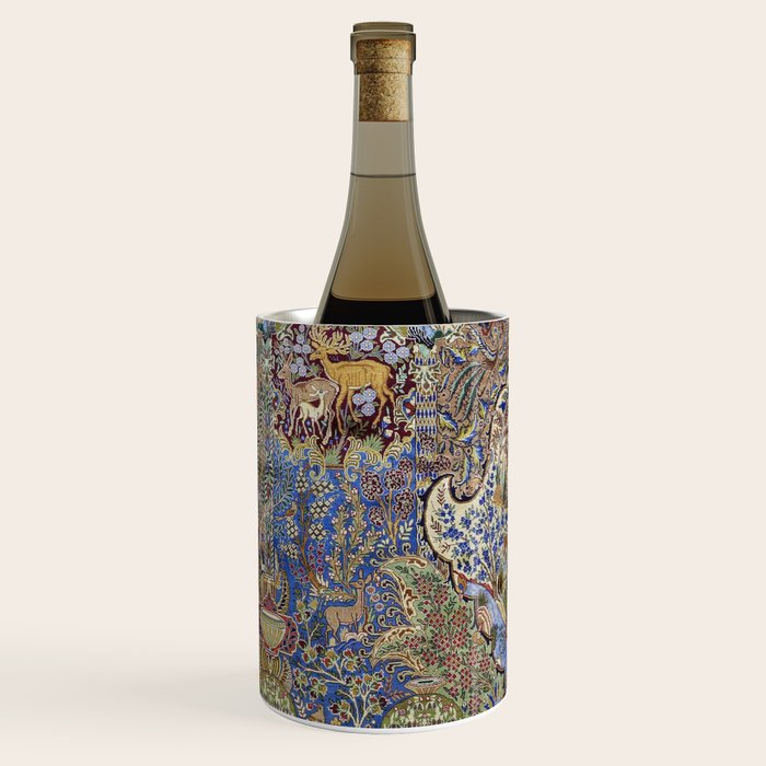 Majestic Cobalt Gold Antique Persian Kashmar Wine Chiller Gallery Image 2