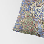 Majestic Cobalt Gold Antique Persian Kashmar Pillow Sham Gallery Image 4